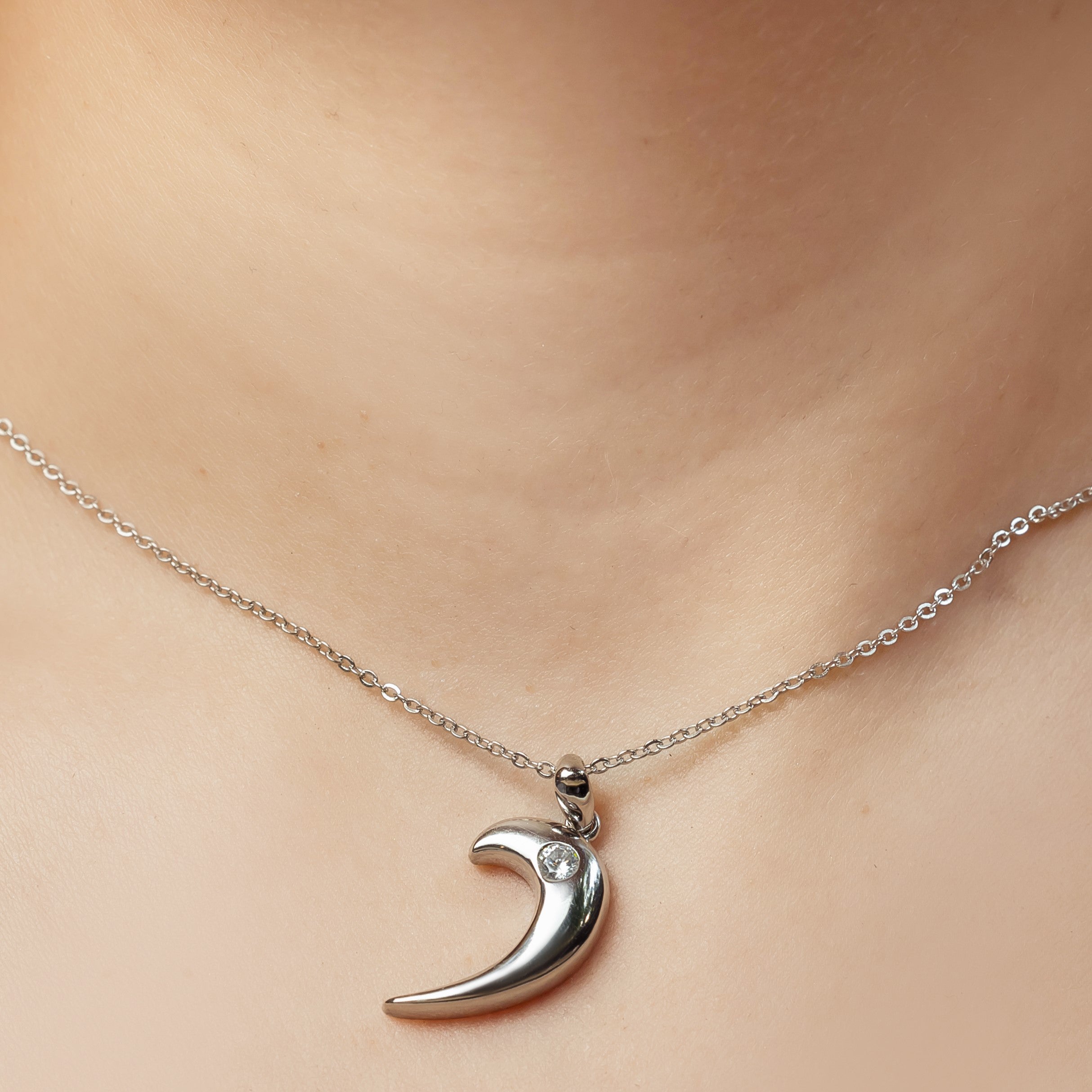 925 Sterling Silver creative Love Couple Necklace