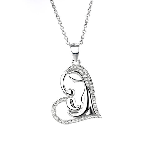 925 Sterling Silver Mother Love Necklace