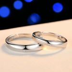 925 Sterling Silver Adjustable Ring Set