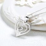 925 Sterling silver mothers heart Necklace