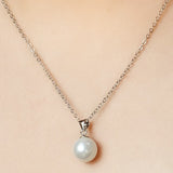 925 Sterling Silver Pearl Necklace