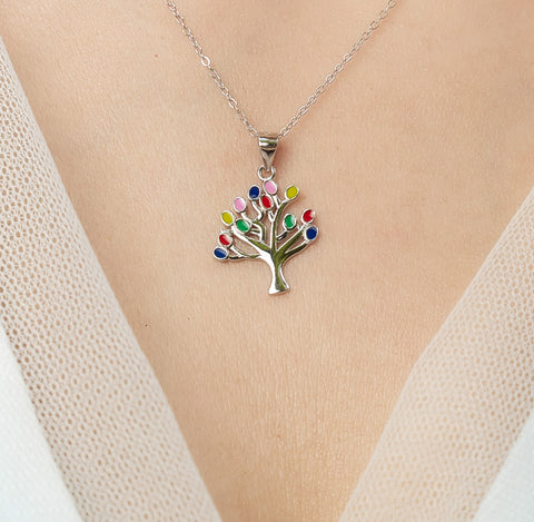 925 Sterling Silver Tree of Life Necklace