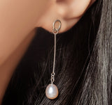 925 Sterling Silver  Pearl Earrings