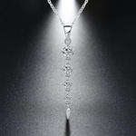 925 Sterling Silver Cubic Zirconia Necklace