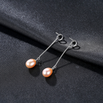 925 Sterling Silver  Pearl Earrings