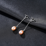 925 Sterling Silver  Pearl Earrings