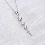 925 Sterling Silver Cubic Zirconia Necklace