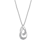 925 Sterling silver water drop Necklace