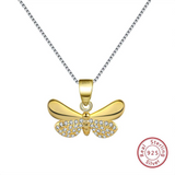 925 Sterling silver Butterfly Necklace