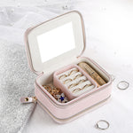 2 Layer Jewelry Organizer with a Mirror