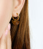 Ginkgo leaf Earing